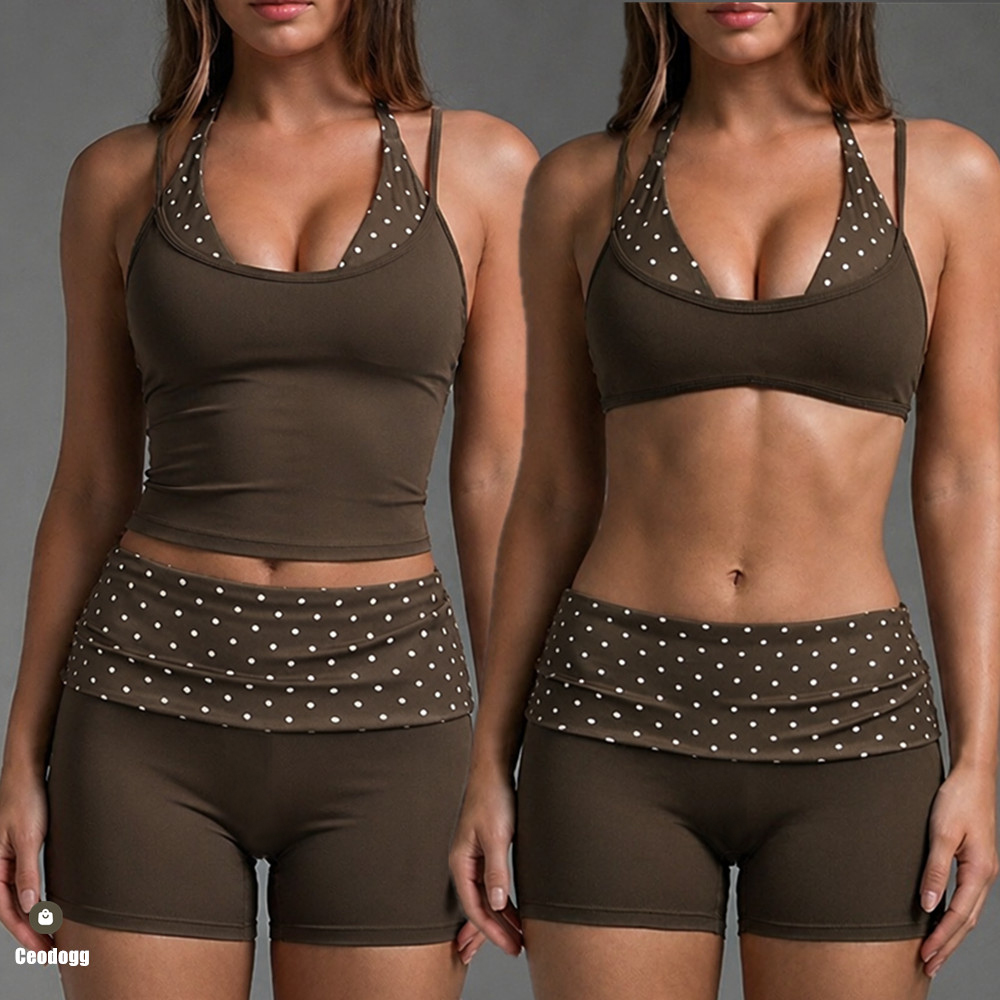 Polka Dot Women Strap Halter Y - огляд і ціна Pilate Yoga Workout
